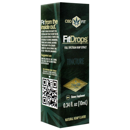 Fit Drops, Natural Hemp, Servings ml)