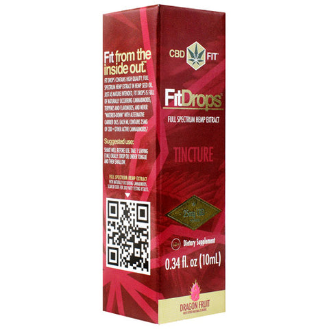 Fit Drops, Dragon Fruit, Servings ml)