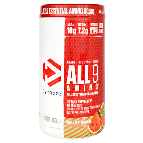 All 9 Amino, 30 Servings- 15.87 oz (450g)