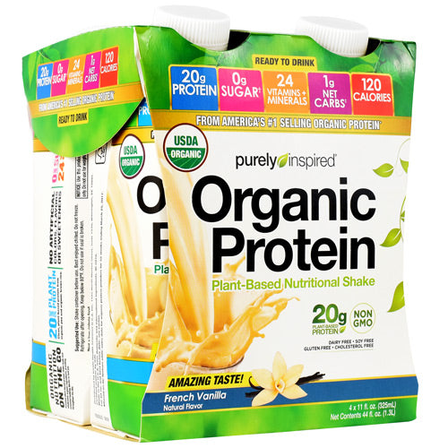 Organic Protein Rtd, French Vanilla, 12 (11 oz, 4 Pack) Cartons