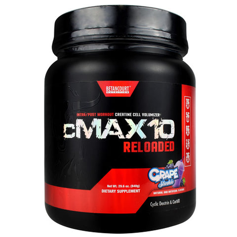 Cmax 10 Reloaded, Grape Slushie, 20 Servings (840g)