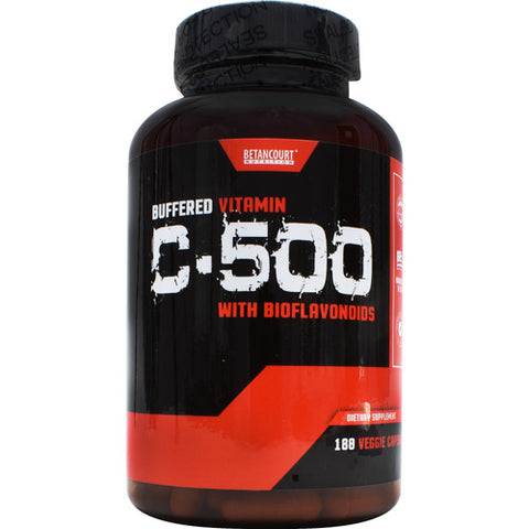 Buffered Vitamin C-500, 180 Veggie Capsules, 180 Veggie Capsules