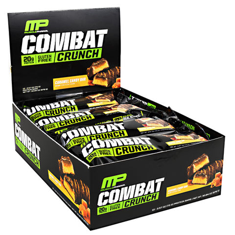 Combat Crunch,  Caramel Candy Bar, 12 (2.57 oz) Bars