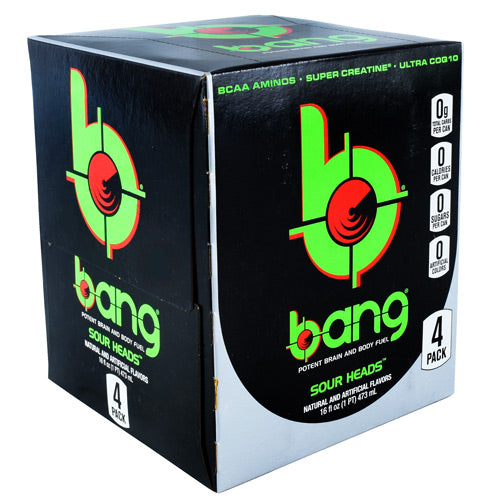 Bang, Sour Heads, 24 (6-4 Packs) Cans