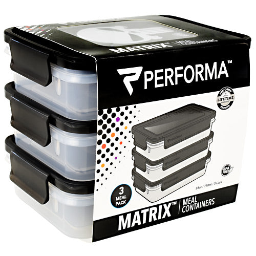 Meal Prep Containers, 3 - 24 oz Containers