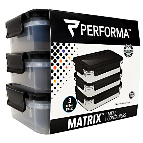Meal Prep Containers, Pink, 3 - 24 oz Containers