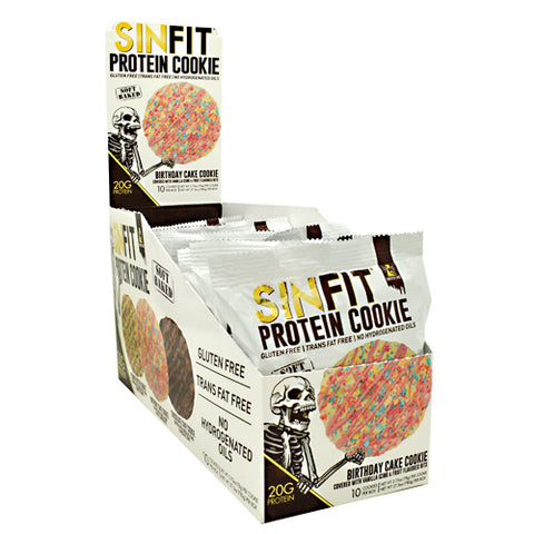 Sinfit Cookie, 10ea- 2.75oz (78g) Per cookie