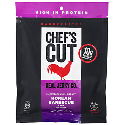 Real Chicken Jerky, Korean Barbecue, 2.5 oz